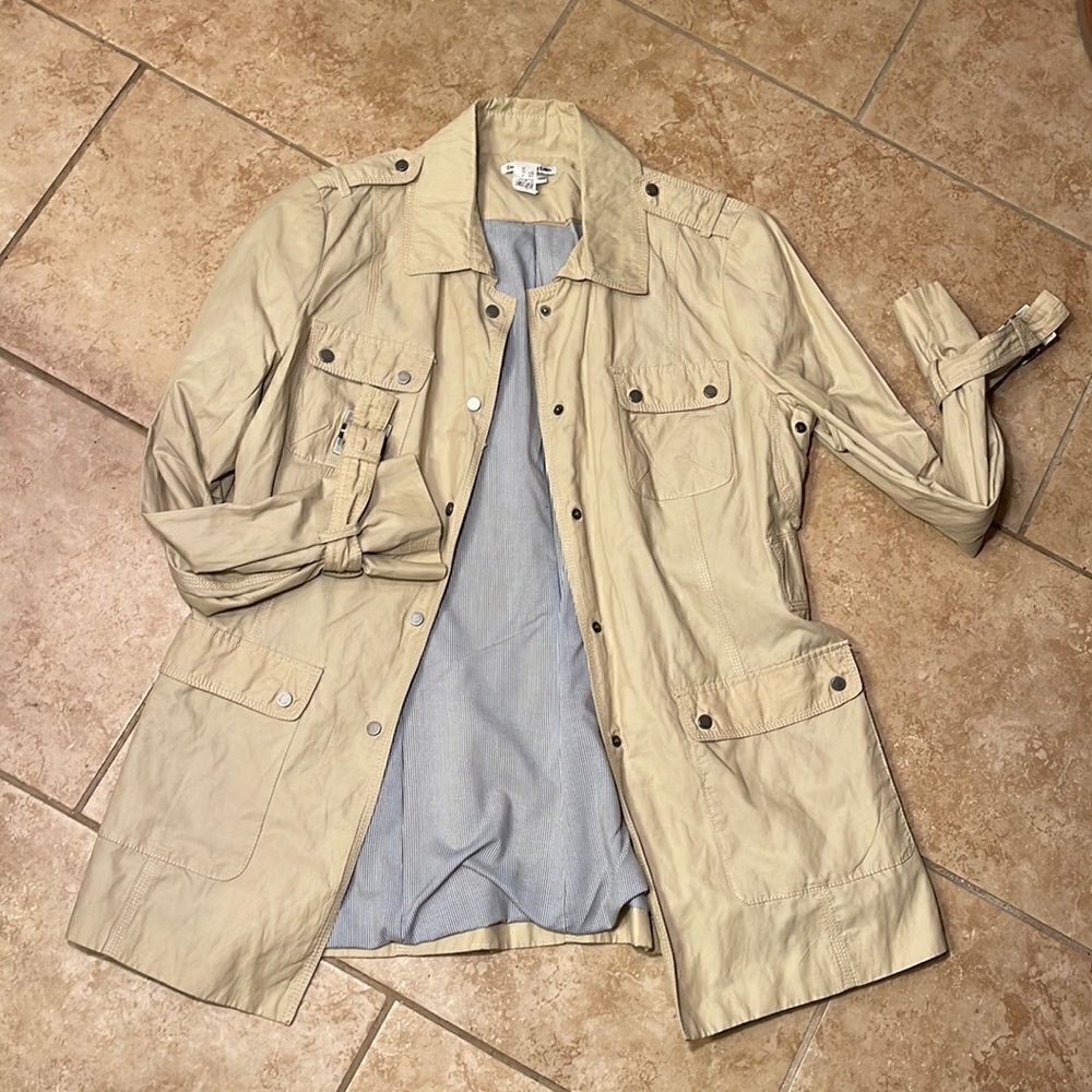 Cream Safari style jacket 